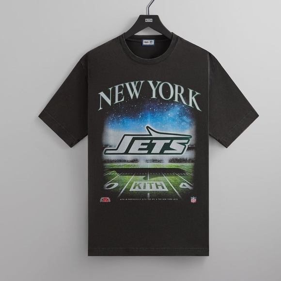 Kith & '47 for the NFL: New York Jets Vintage Tee Black T-Shirt Men’s Size XL
